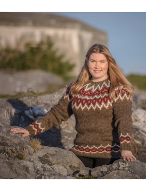 Gladis Murky Lettlopi Wool sweater - Knitting Kit