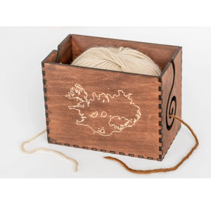 Handmade Yarn Box for Knitting Crochet - Iceland