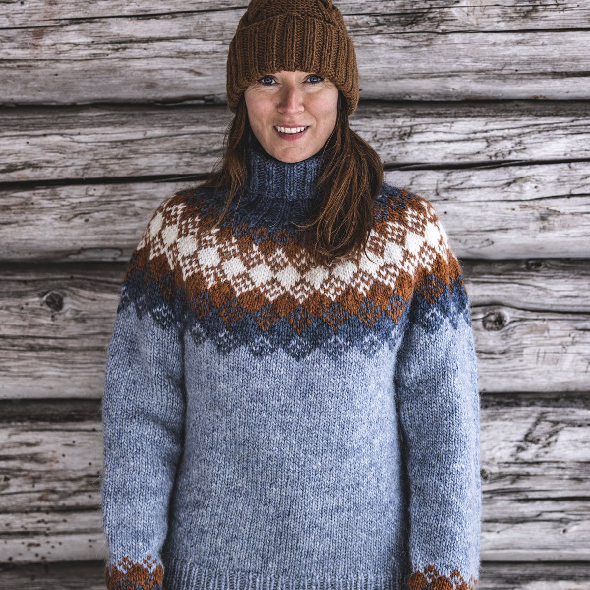 Finnish Snowflake Sweater Kit by Heli Nikula Hiutaleneule Design