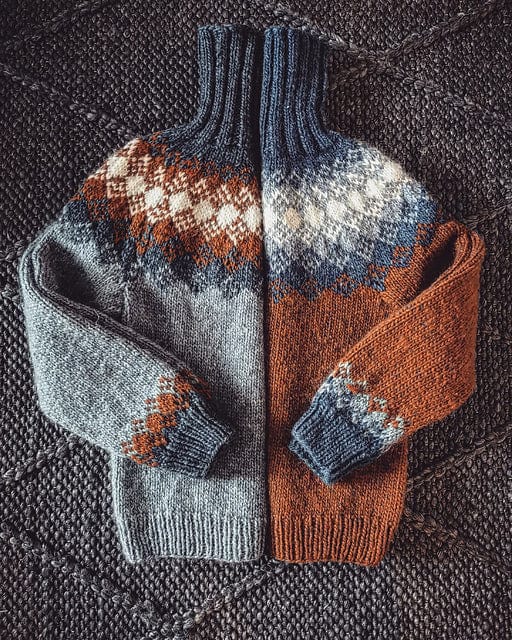 Hiutaleneule Snowflake - Wool sweater knitting kit - The Icelandic Store