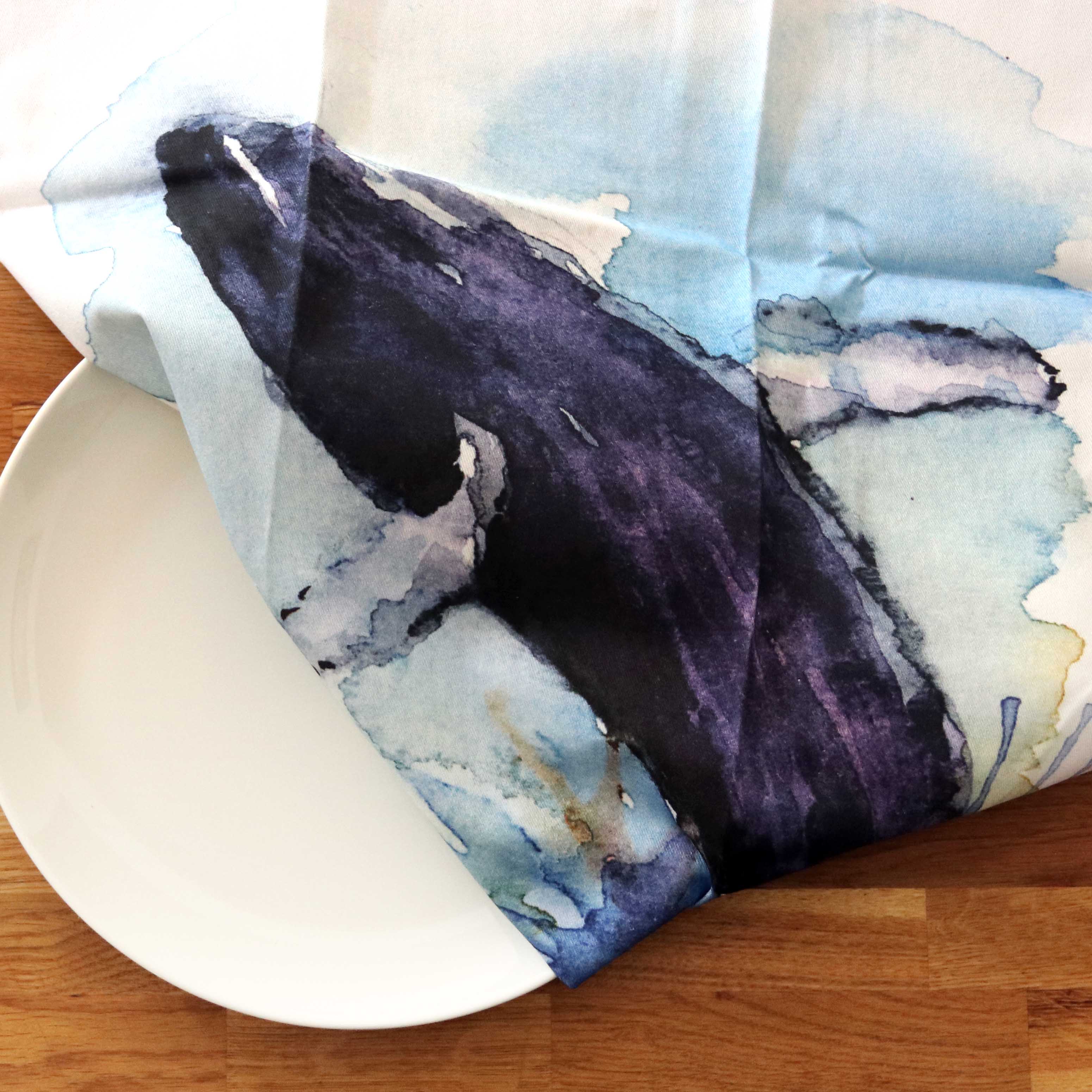 Whale Dancing | Tea Towel