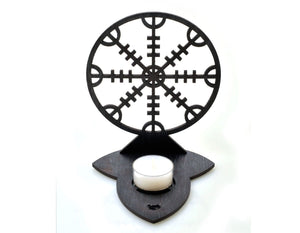 Helm of Awe Plywood Candle Holder Laser Cut