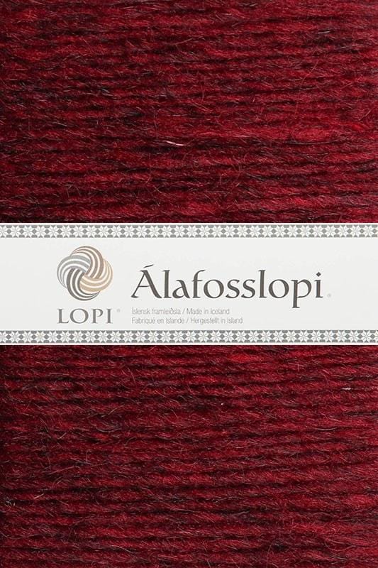 Álafosslopi 1242 Oxblood Red — 4 balls in the Blómey kit