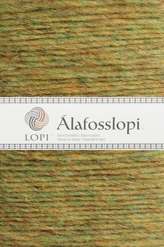 Álafosslopi 9965 Chartreuse Green Heather — 1 ball in the Hjörð kit