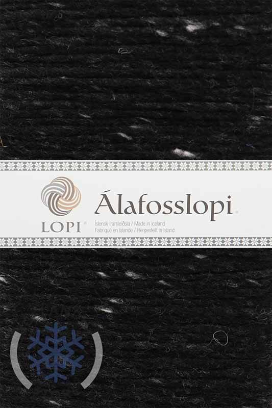 Álafosslopi 9975 Black Tweed — 2 balls in the Ýlir kit