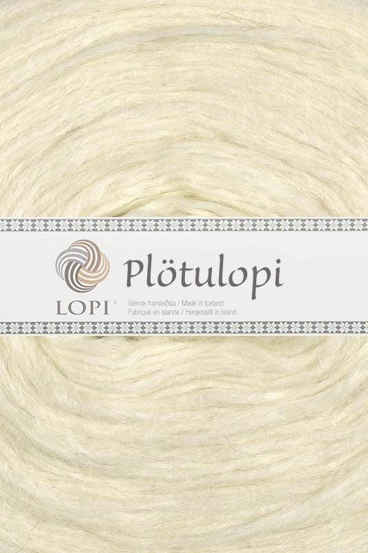 Plötulopi 0001 White — 5 plates in the Eyjar kit