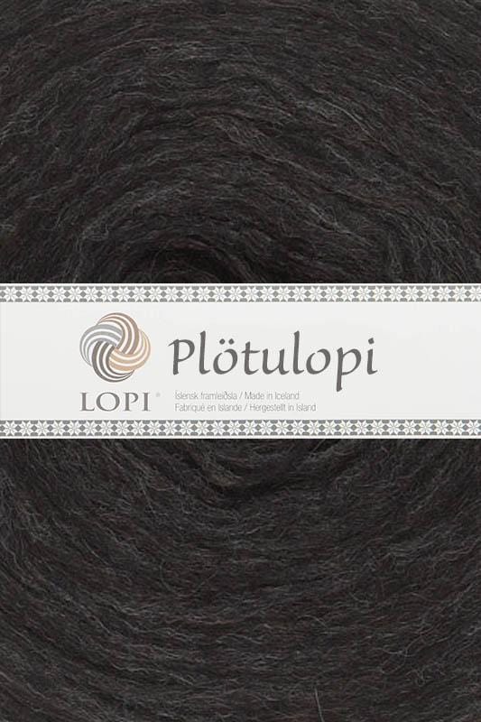 Plötulopi 0005 Black Heather — 2 plates in the Skammdegi green kit