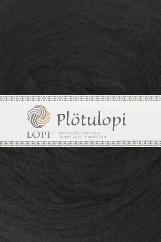 Plötulopi 0059 Black — 1 plate in the Drekabörn kit