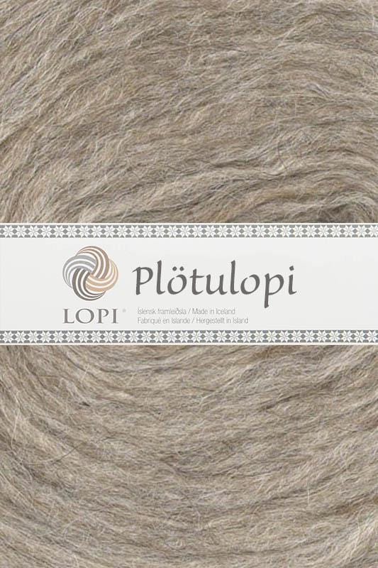 Plötulopi 1030 Oatmeal Heather — 1 plate in the Eyjar kit