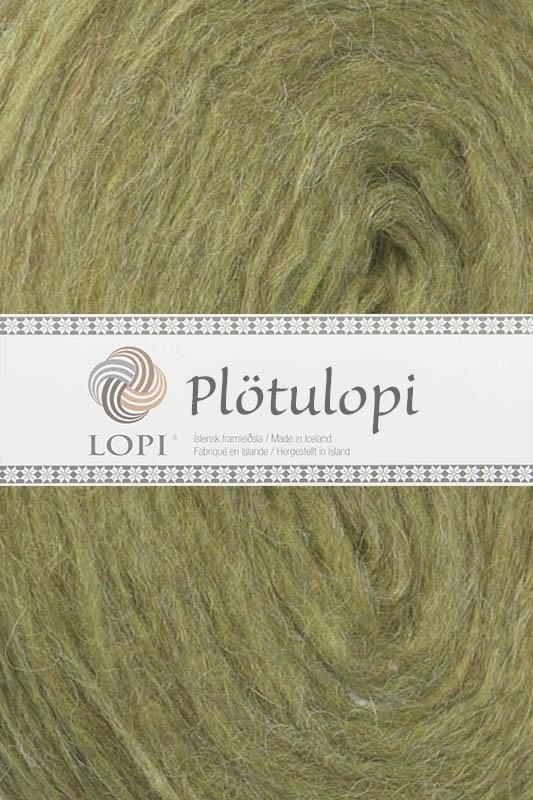 Plötulopi 1423 Clover Green Heather — 1 plate in the Litlu manneskjurnar kit