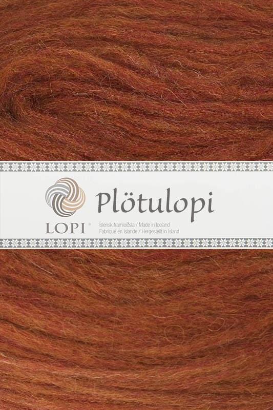Plötulopi 1426 Dark Amber Heather — 3 plates in the Afleggjari kit