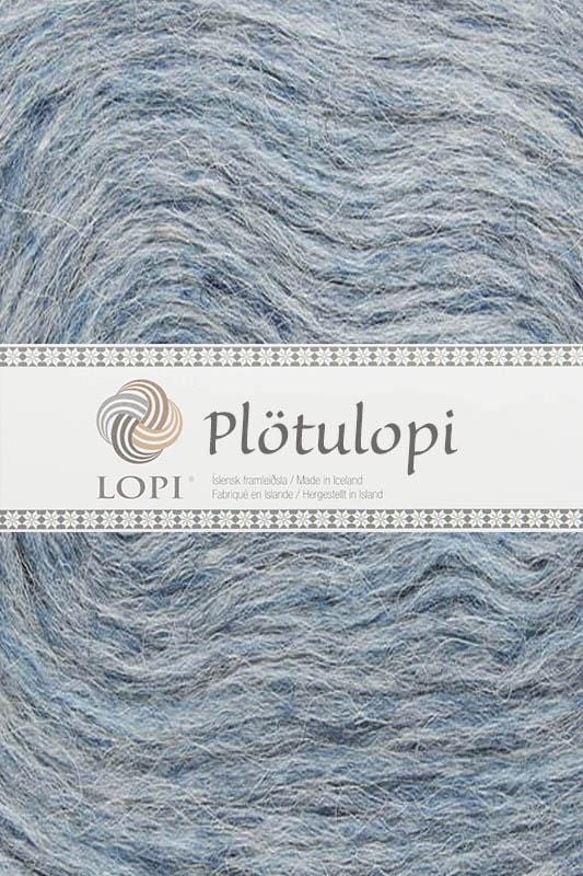 Plötulopi 2023 Light Blues Blue — 2 plates in the Skammdegi blue kit