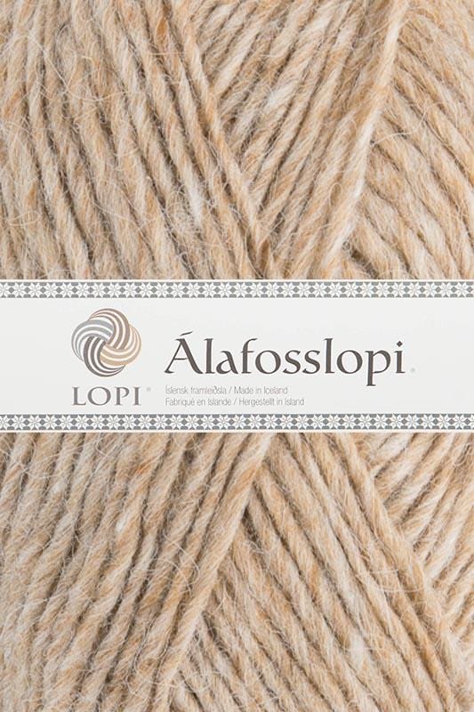 Álafosslopi 9973 Wheat Heather (in place of 9984 fairy green) — 3 balls in the Þari kit