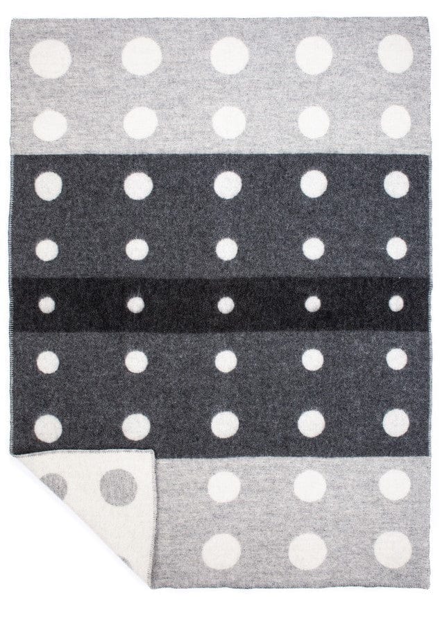 Fjarski - Dot Pattern Icelandic Wool Blanket