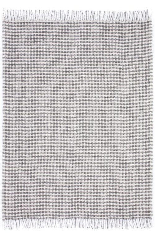Léttlopi Wool Blanket - Grey and White - The Icelandic Store