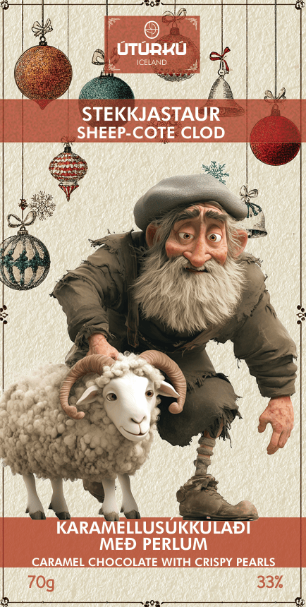 STEKKJASTAUR - CARAMEL CHOCOLATE WITH CRISPY PEARLS