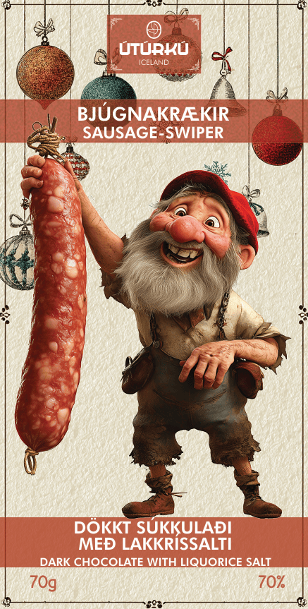 BJÚGNAKRÆKIR - DARK CHOCOLATE 70% WITH LIQUORICE SALT