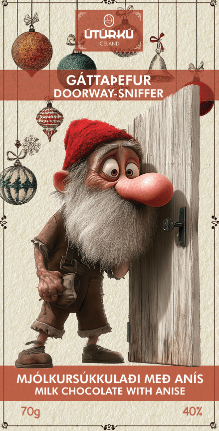 GÁTTAÞEFUR - MILK CHOCOLATE WITH ANISE