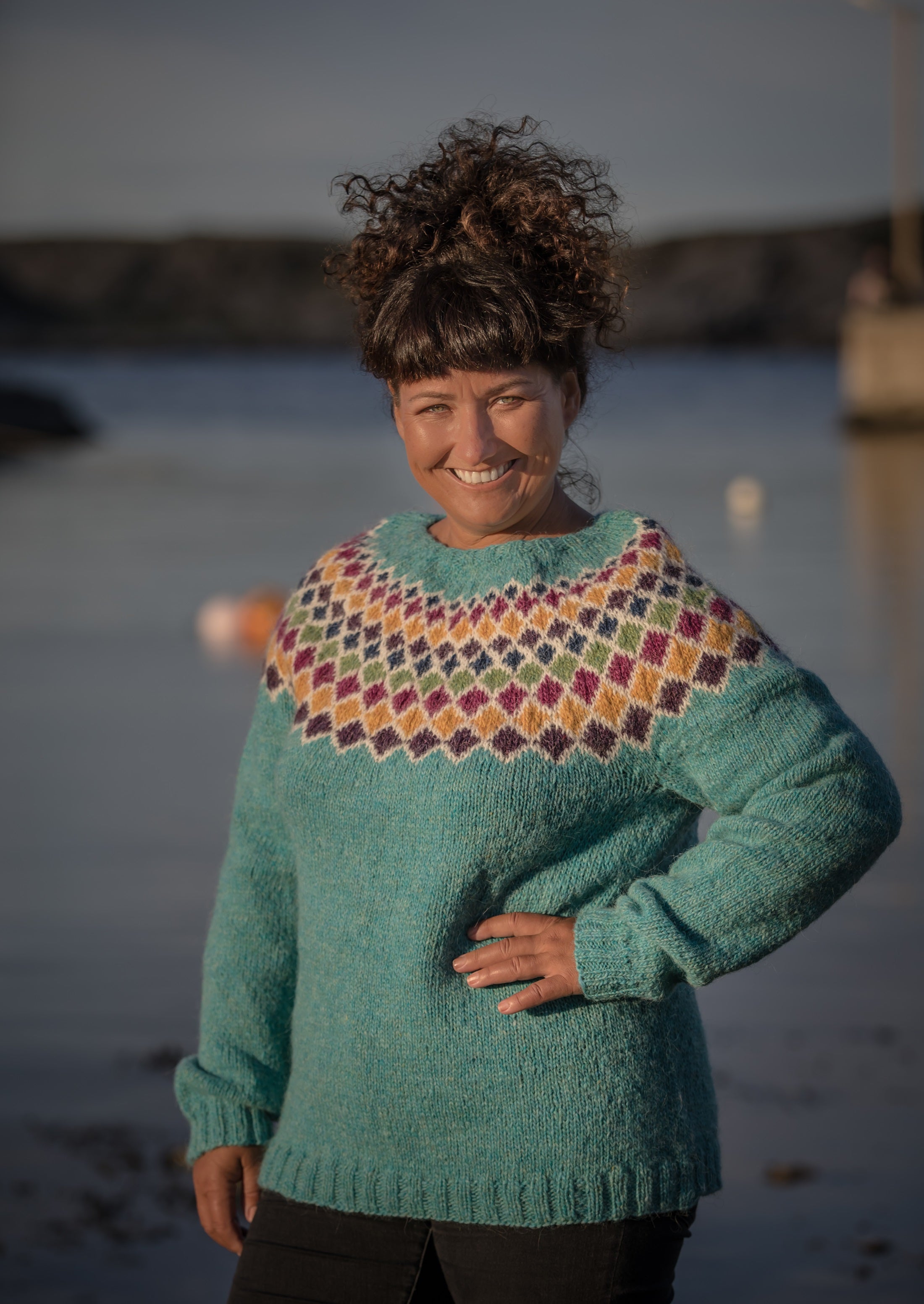 Johanna Lettlopi Glacier Wool sweater - Knitting Kit
