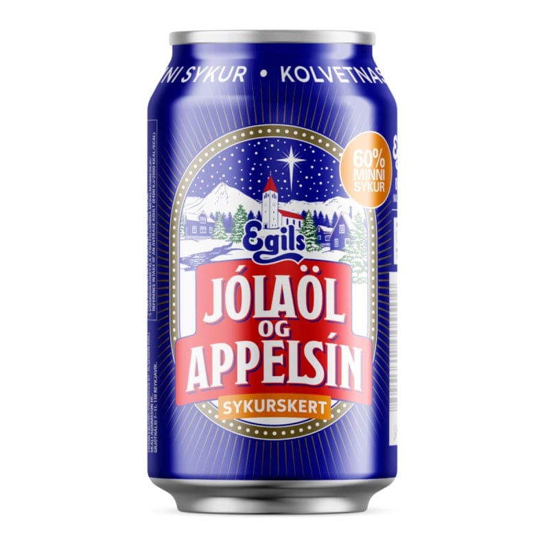 Jólaöl & Appelsin - Christmas drink (10pk) - Non sugar - The Icelandic Store