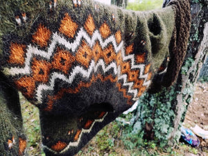 Jonsok  - Natural colored wool sweater  - Knitting Kit