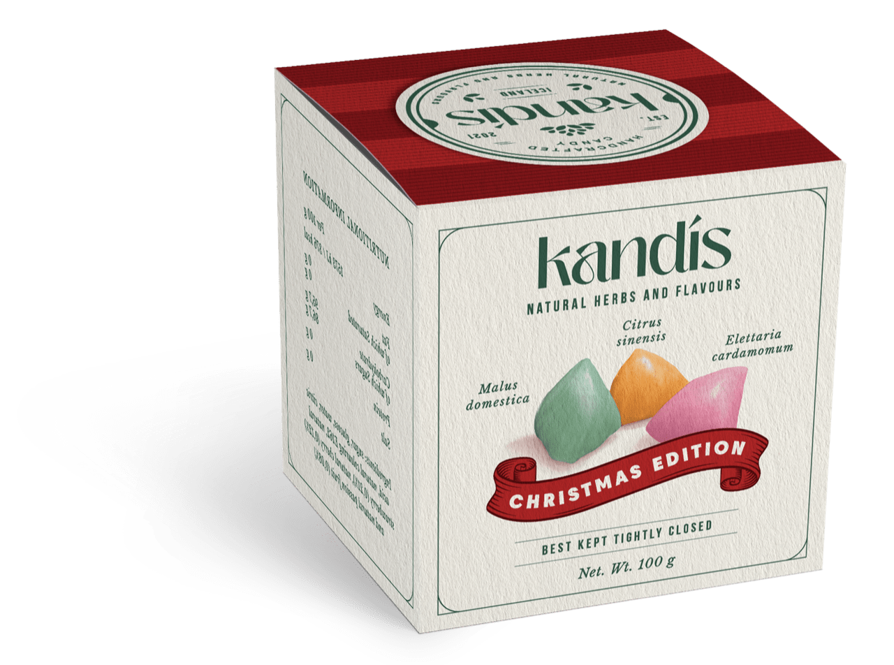 Handcrafted hard candy Icelandic Christmas