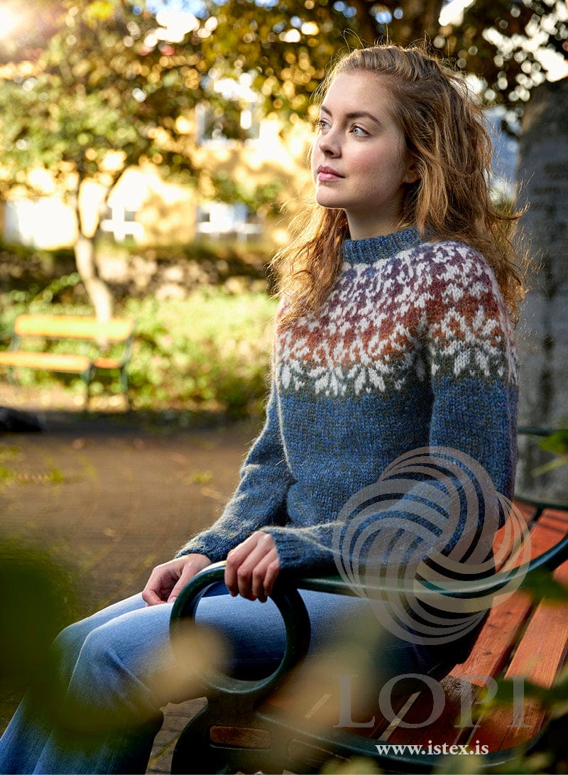 Sexblaðarós — Knitting pattern