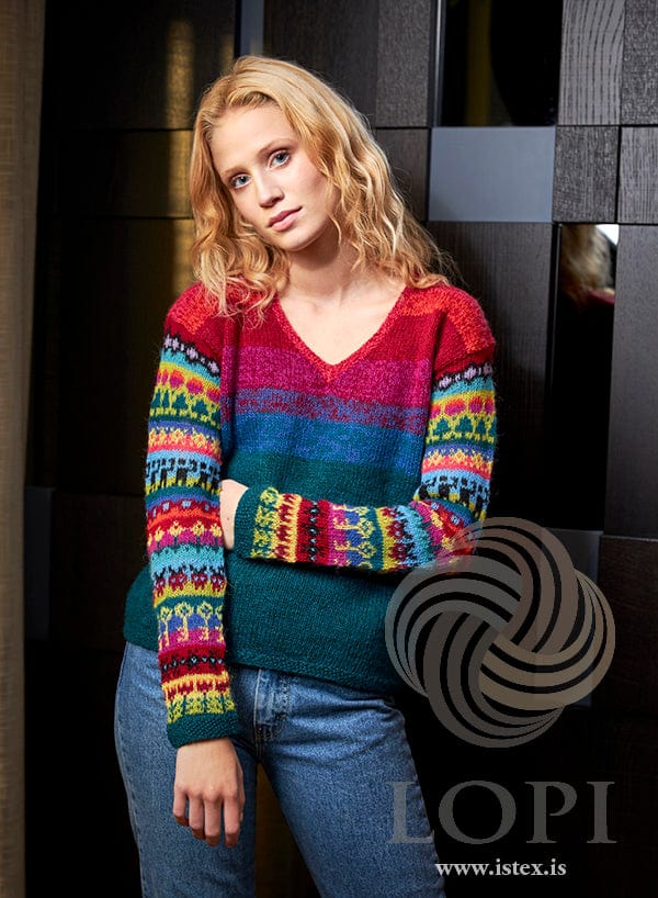 Baráttugleði - Colorful Einband Wool Lace  - Knitting Kit - The Icelandic Store