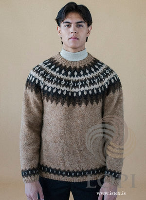 Kastali Lettlopi Natural colors sweater - Knitting Kit