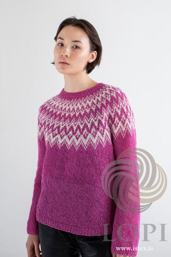 Spegill - Pink Einband Wool Lace  - Knitting Kit - The Icelandic Store