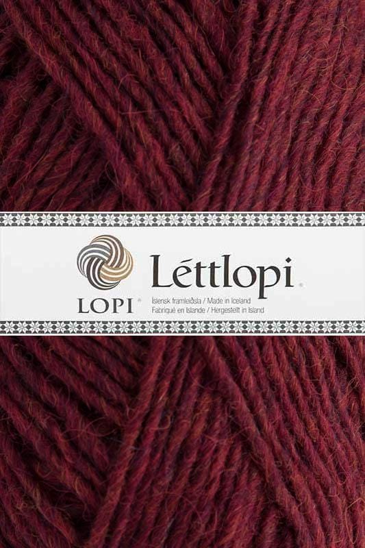Léttlopi 1409 Garnet Red — 3 balls in the Hamingja kit
