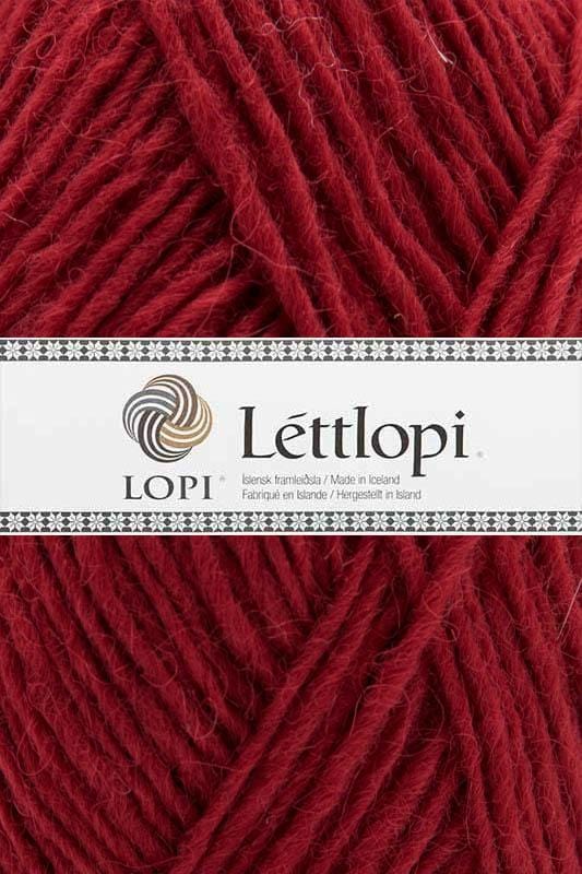 Léttlopi 9434 Crimson Red — 5 balls in the Lappi kit
