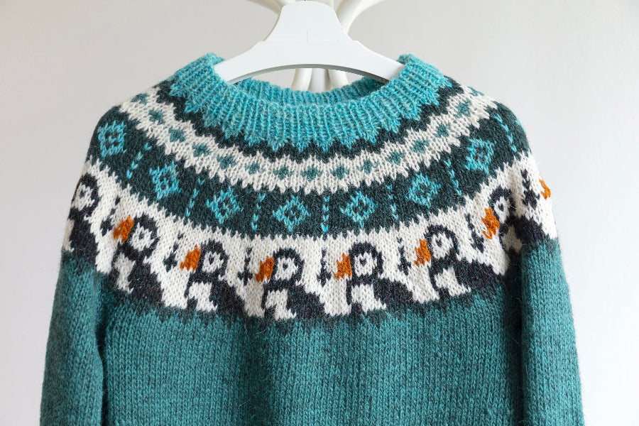 Puffin Lopapeysa — Knitting Kit