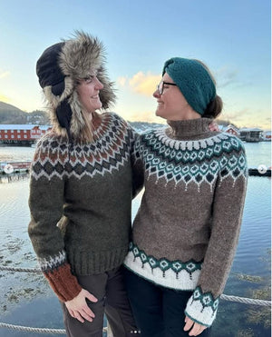 Cecilia Lettlopi Barley Wool sweater - Knitting Kit