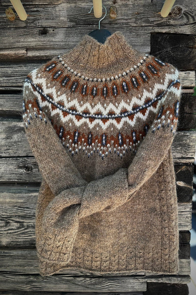 Meiko Icelandic sweater Murky - Lettlopi Knitting Kit