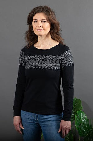 Móheiður Long-Sleeve T-Shirt - Black