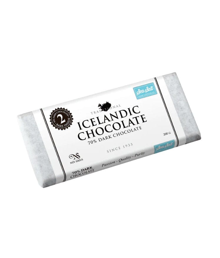 Sirius - Traditional 70% Dark Chocolate with seasalt - 2 bar pack - The Icelandic Store