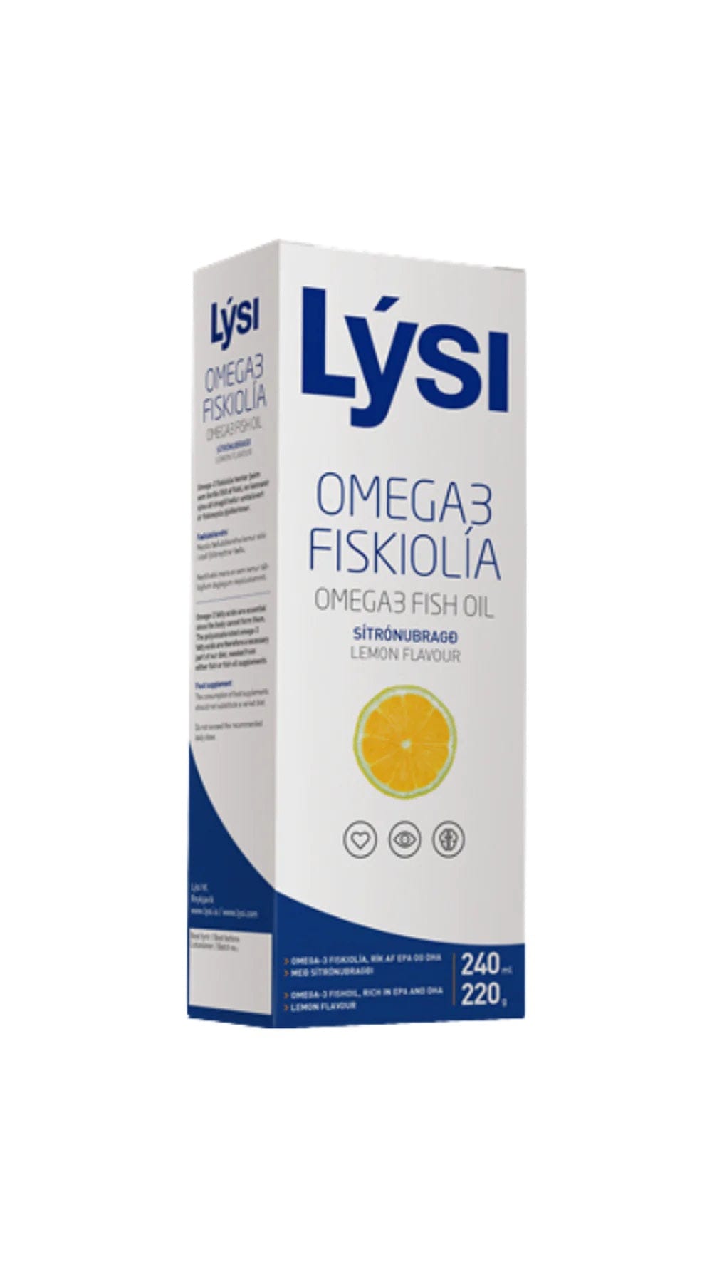 OMEGA-3 FISH OIL LEMON - PACK OF 12 - The Icelandic Store