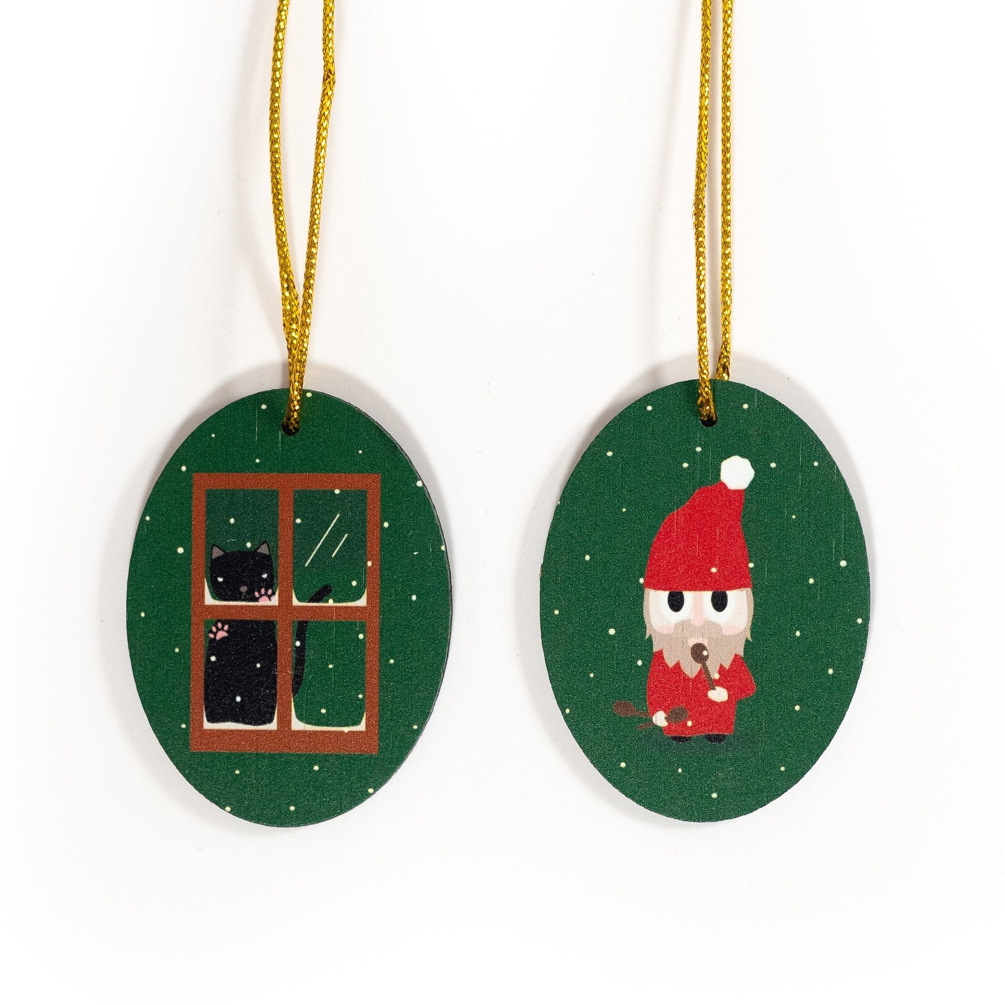 Christmas Cat & Spoon Licker