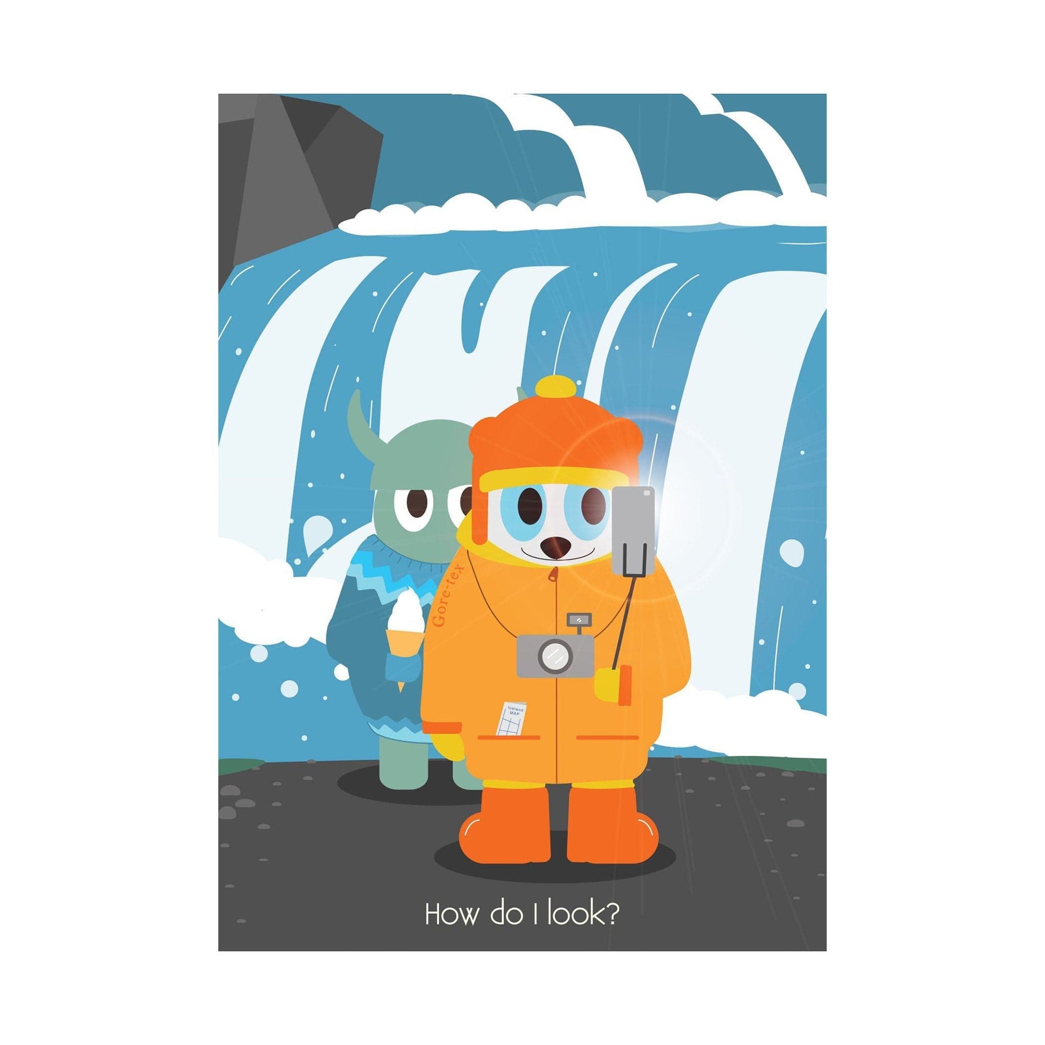 How do I look ? | Postcard