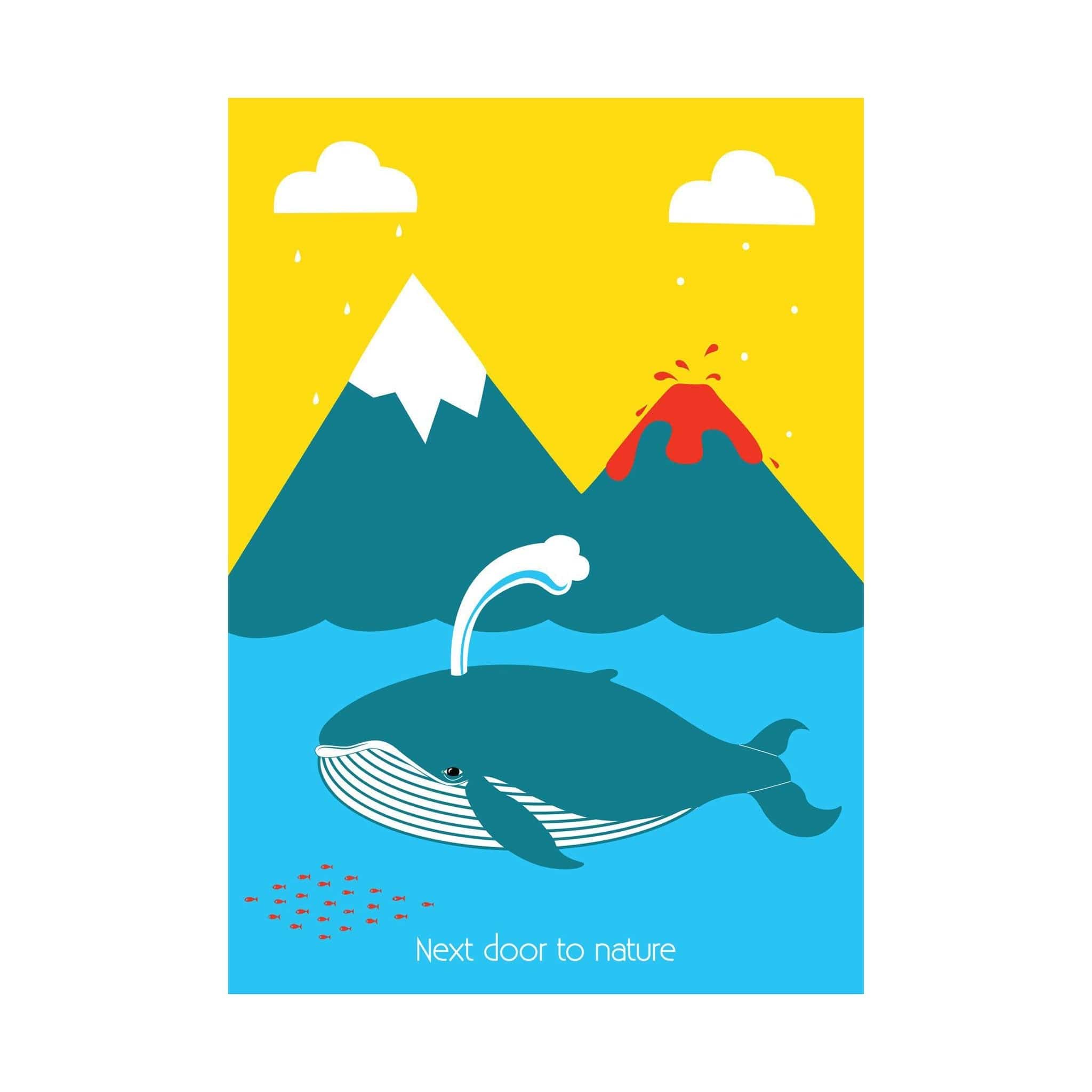 Next Door to Nature | Postcard