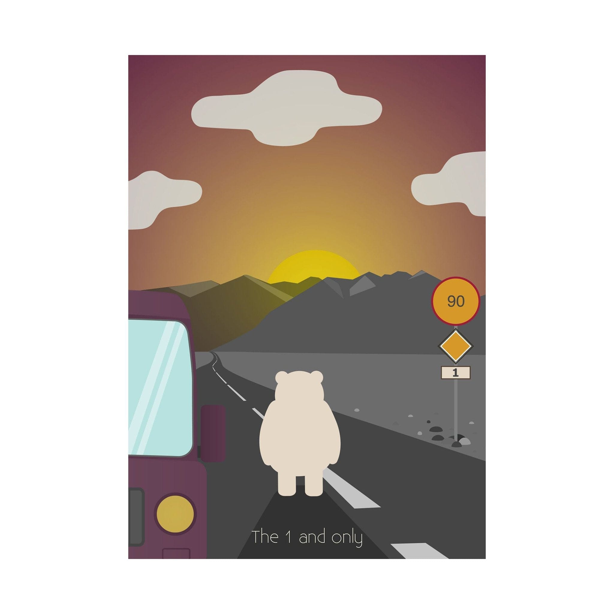 The 1 and only | Postcard