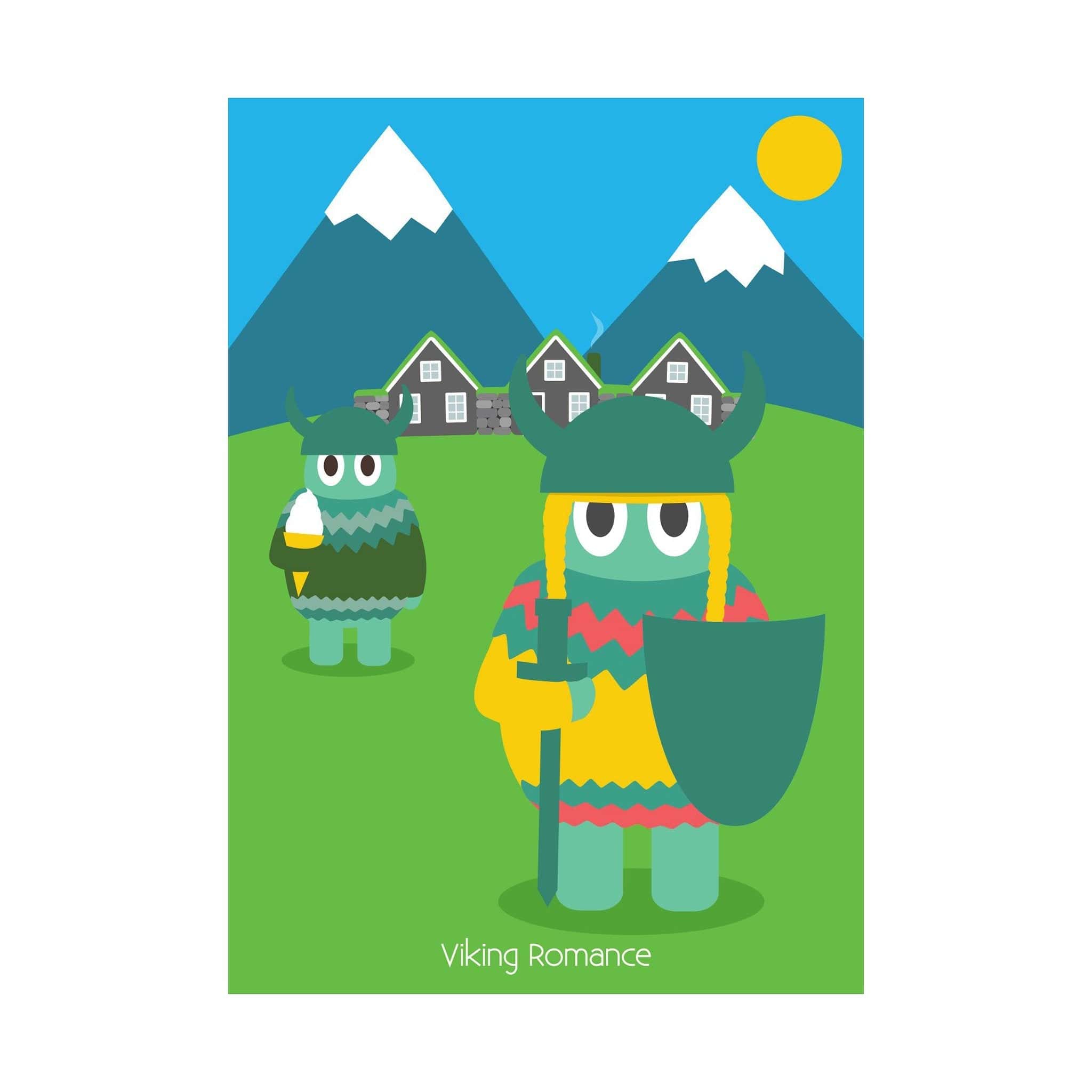 Viking Romance | Postcard