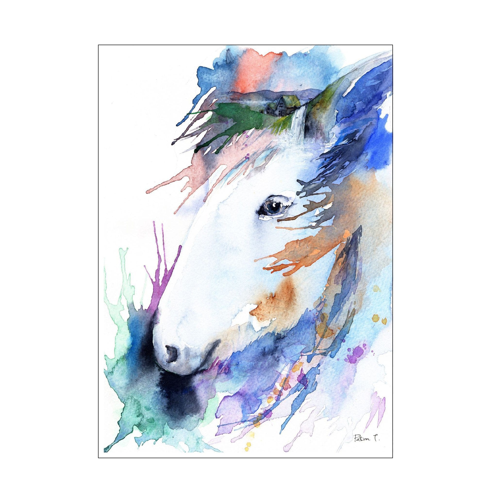 Dreamy horse | Postcard