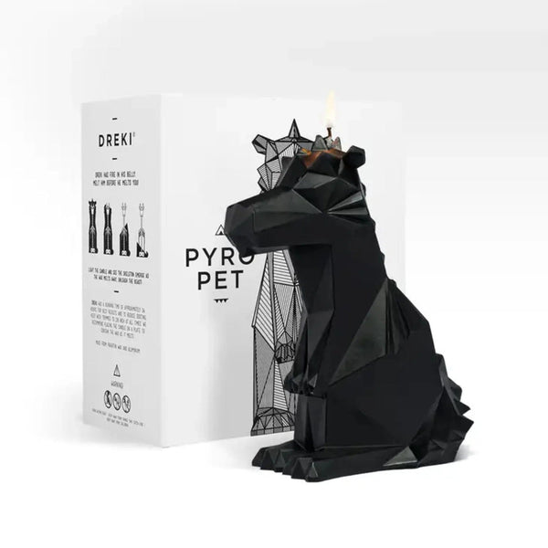 Black Dragon Candle - Pyropet - The Icelandic Store