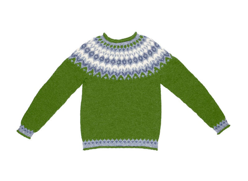 Riddari - Spring Green Lett Lopi Knitting Kit. Icelandic sweater kits- The Icelandic Store