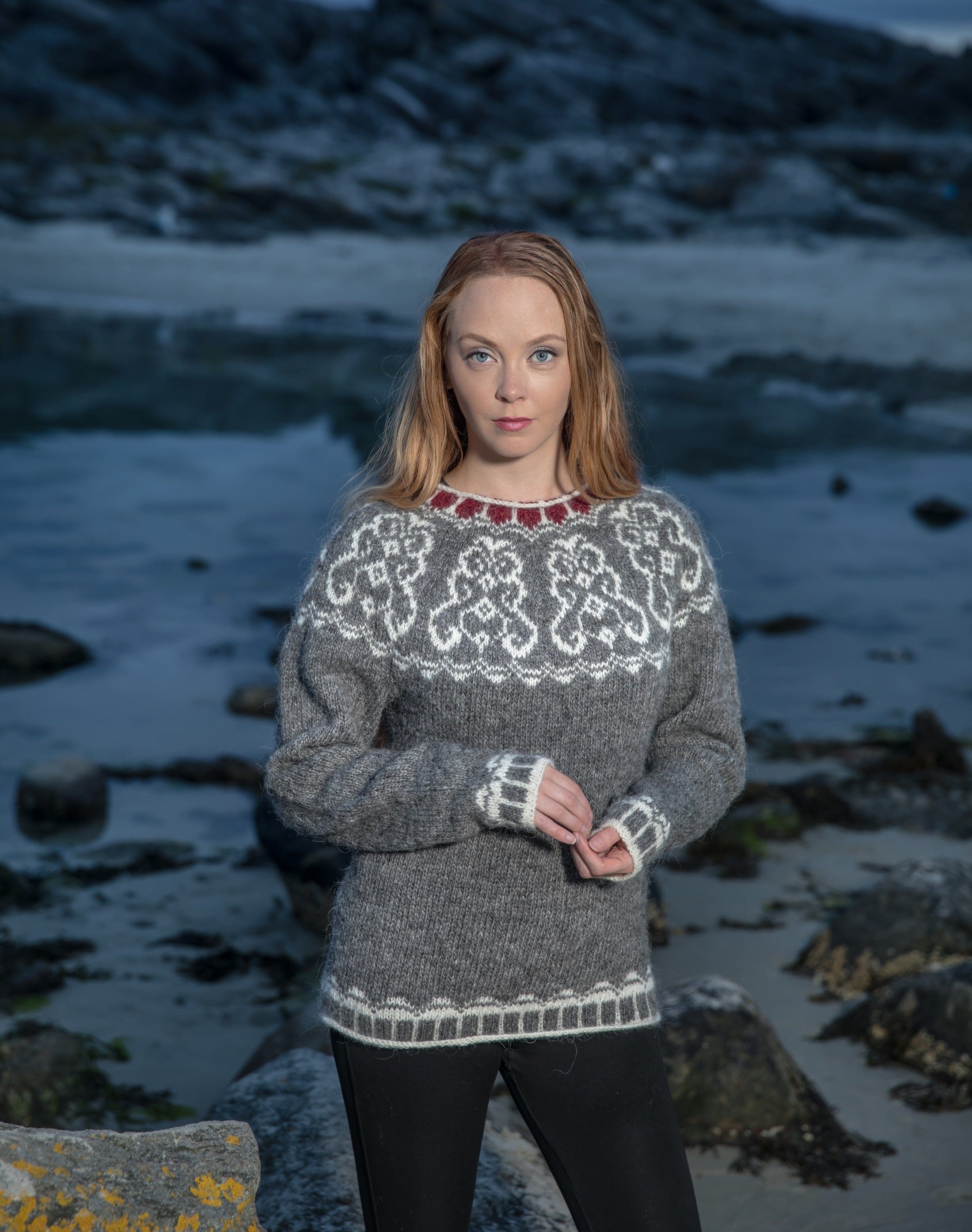 Sigrid Icelandic sweater - Knitting Kit - The Icelandic Store