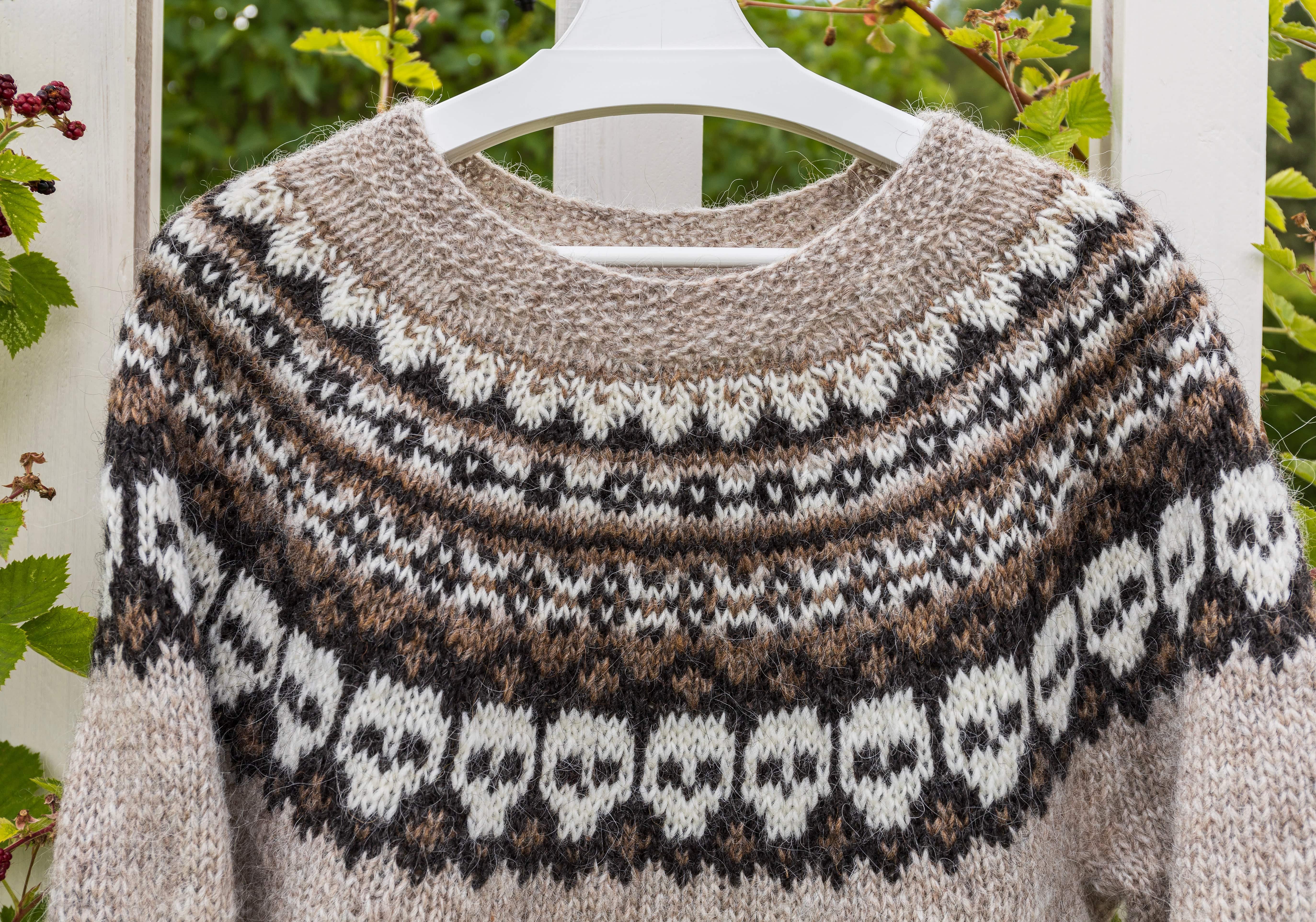 Skull Lopapeysa — Knitting Kit