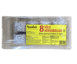 Chocolate and coconut covered marshmallow - Kókosbollur