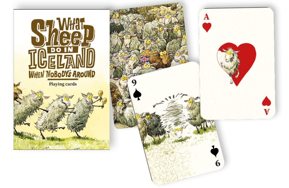 What sheep do in Iceland Playing Cards